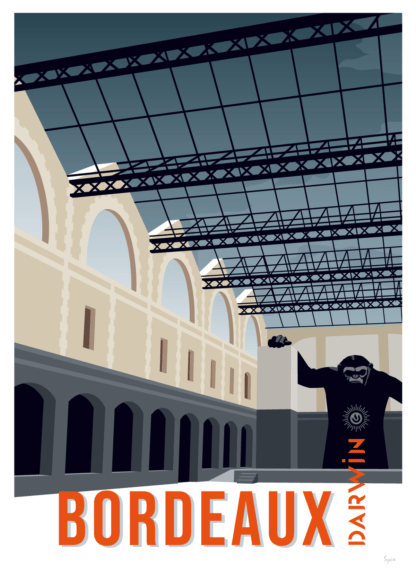 AFFICHE BORDEAUX Darwin – Image 2