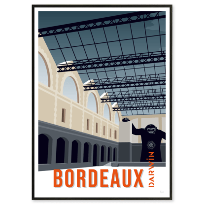 AFFICHE BORDEAUX Darwin