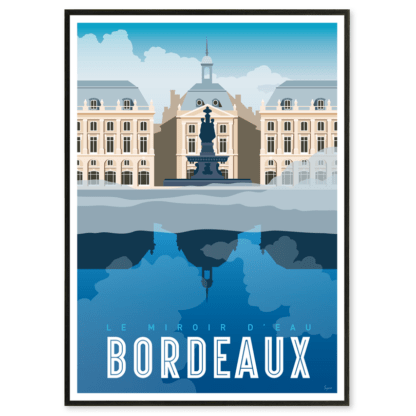 affiche bordeaux le Miroir d'eau