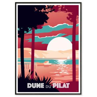 affiche encadrée dune du pilat