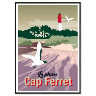 AFFICHE CAP FERRET Le Phare