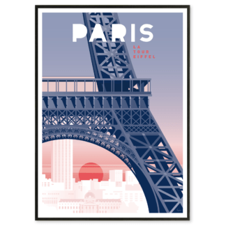 AFFICHE PARIS la Tour Eiffel