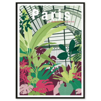 Affiche Jardin des Plantes Paris