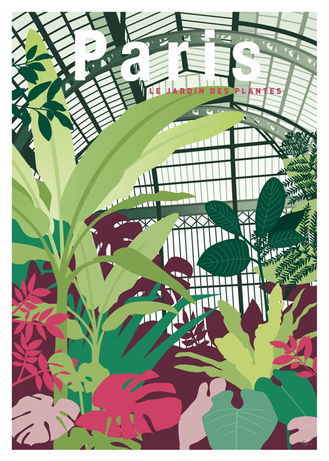 AFFICHE Le des Plantes LES AFFICHISTES