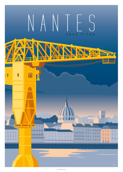 AFFICHE NANTES Grue Titan – Image 2