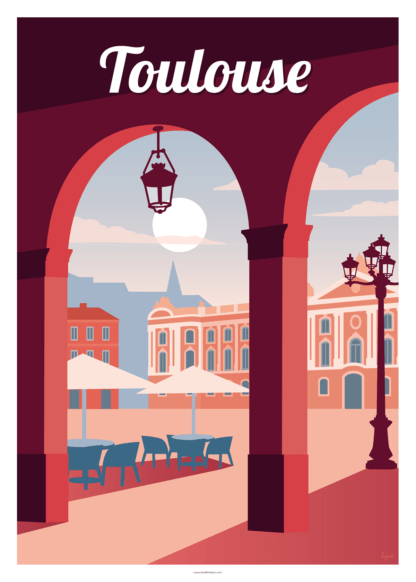 AFFICHE TOULOUSE Place du Capitole – Image 2