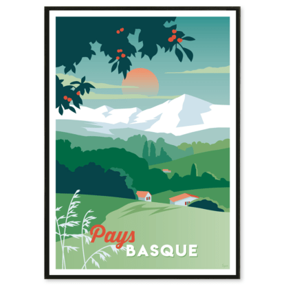 AFFICHE PAYS BASQUE