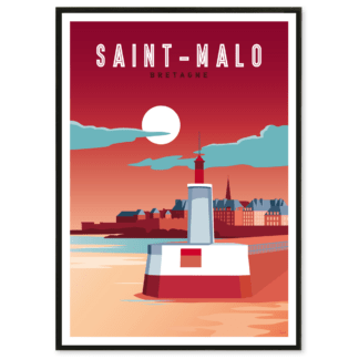AFFICHE SAINT-MALO
