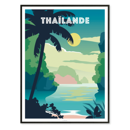 poster retro thailande