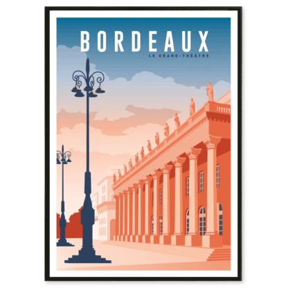 AFFICHE BORDEAUX Le Grand Théâtre