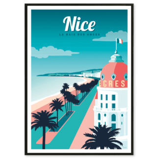 AFFICHE NICE La Baie des Anges