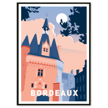 AFFICHE BORDEAUX La Porte Cailhau