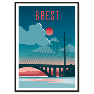 AFFICHE BREST La Rade