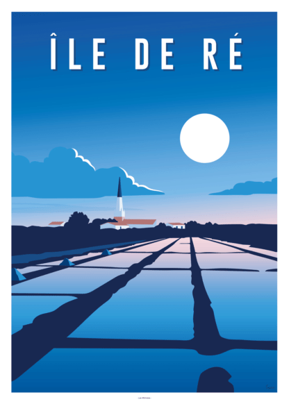 affiche vintage ile de ré