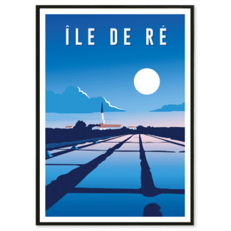 Affiche et Poster Marais salants île de Ré