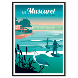 affiche vintage le mascaret