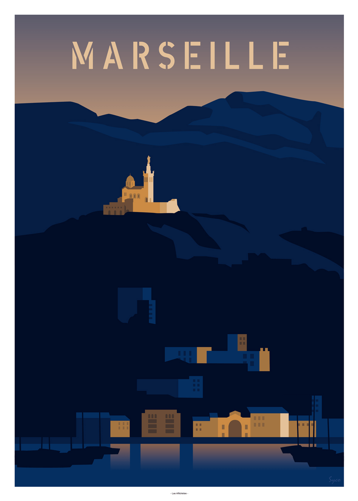 Affiche Marseille - LES AFFICHISTES