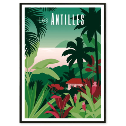 Affiche les Antilles