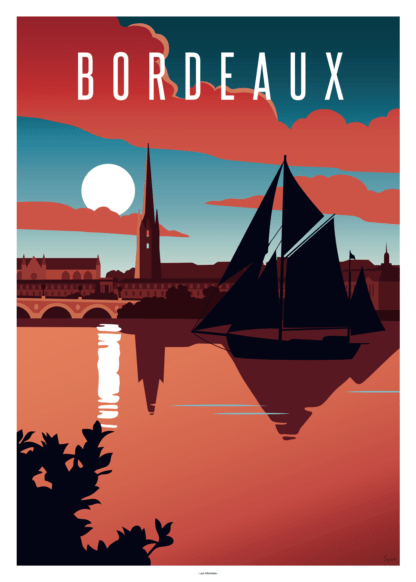 Affiche Bordeaux Garonne – Image 2
