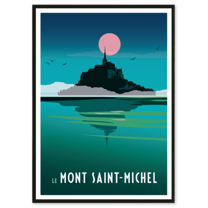 Affiche décorative du Mont Saint-Michel