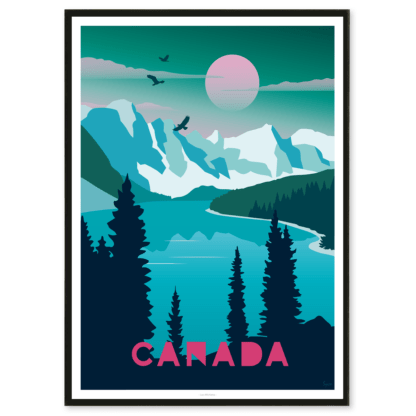 affiche retro canada