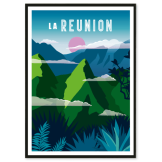 affiche retro la reunion