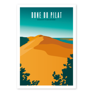 carte postale dune du pilat