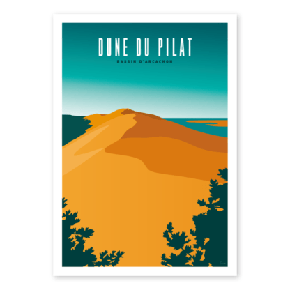 carte postale dune du pilat