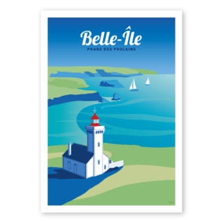 carte postale belle-île bretagne