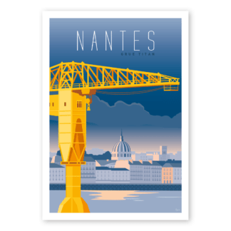 carte postale nantes