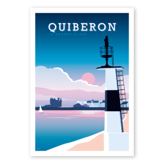 carte postale quiberon