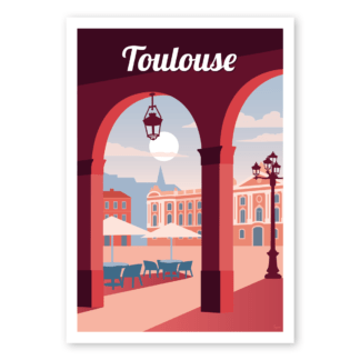 carte postale toulouse