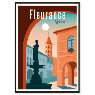 AFFICHE FLEURANCE Gers