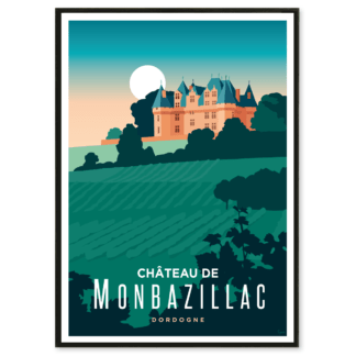AFFICHE CHÂTEAU DE MONBAZILLAC