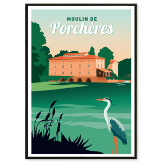 AFFICHE Moulin de Porchères
