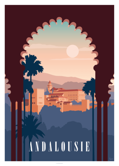 AFFICHE ANDALOUSIE – Image 2