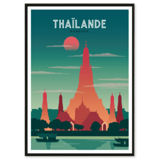 AFFICHE THAÏLANDE Bangkok