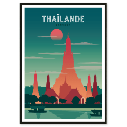 AFFICHE THAÏLANDE Bangkok