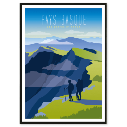 La montagne au Pays Basque, les Crêtes d'Iparla