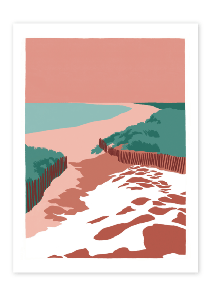 affiche plage
