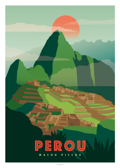 AFFICHE Pérou, machu picchu – Image 2