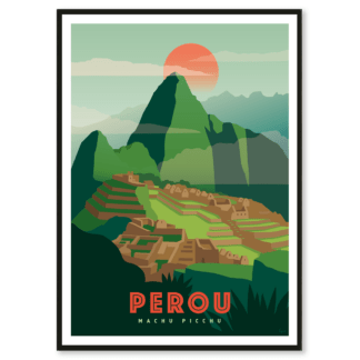 affiche machu picchu