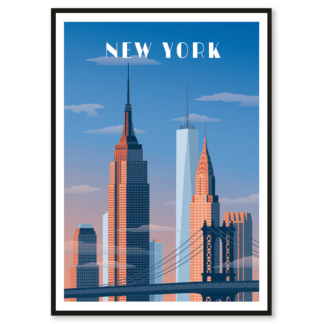 affiche manhattan new york