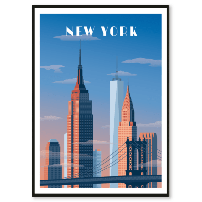 affiche manhattan new york