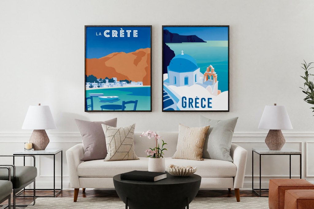 la Grèce les Cyclades et la Crète
