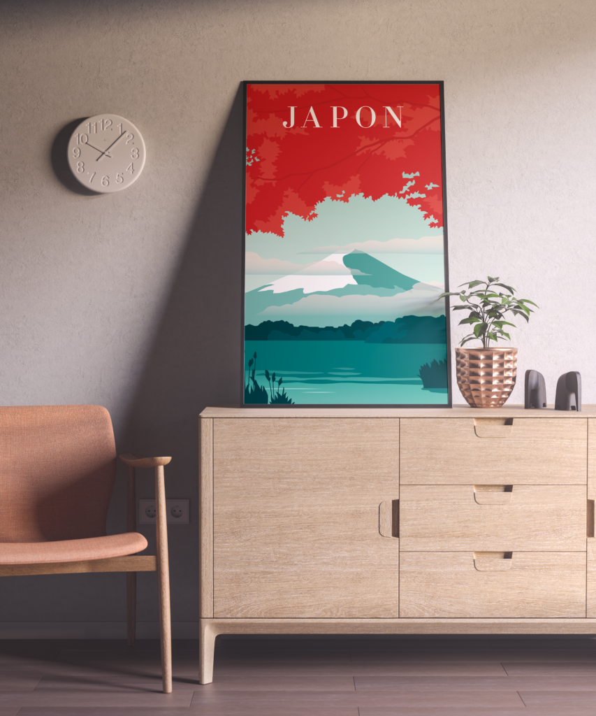 Japon et le Mont Fuji